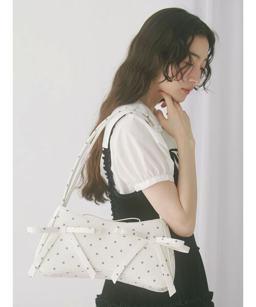 merry jenny（メリージェニー）の「ribbon ribbonコンパクトバッグ（ハンドバッグ・レディース・その他1/ピンク/レッド・FREE）」の9枚目の写真