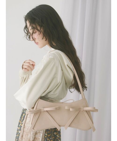 merry jenny（メリージェニー）の「ribbon ribbonコンパクトバッグ（ハンドバッグ・レディース・その他1/ピンク/レッド・FREE）」の12枚目の写真