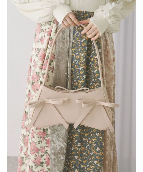 merry jenny（メリージェニー）の「ribbon ribbonコンパクトバッグ（ハンドバッグ・レディース・その他1/ピンク/レッド・FREE）」の13枚目の写真