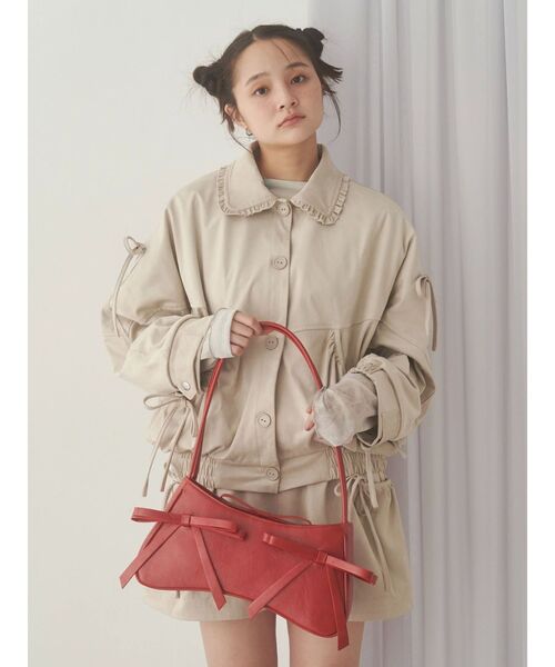 merry jenny（メリージェニー）の「ribbon ribbonコンパクトバッグ（ハンドバッグ・レディース・その他1/ピンク/レッド・FREE）」の14枚目の写真