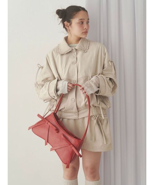 merry jenny（メリージェニー）の「ribbon ribbonコンパクトバッグ（ハンドバッグ・レディース・その他1/ピンク/レッド・FREE）」の15枚目の写真