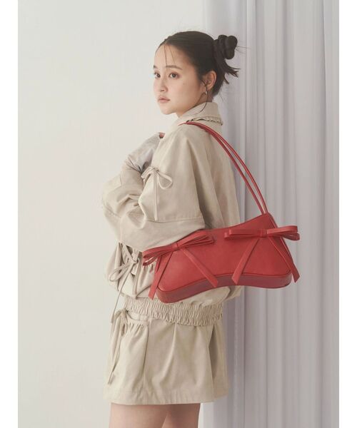 merry jenny（メリージェニー）の「ribbon ribbonコンパクトバッグ（ハンドバッグ・レディース・その他1/ピンク/レッド・FREE）」の16枚目の写真