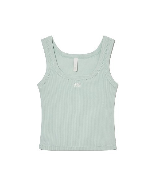 トップス　Kijun セール】Kijun/キジュン Square-Neck Rib Tank Top タンクトップ