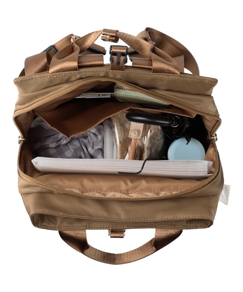 ROOTOTE（ルートート）の「ROOTOTE ルートートLT.CEO.アンサンブル-A（バックパック/リュック・レディース・カーキ/ベージュ/ネイビー・FREE）」の6枚目の写真