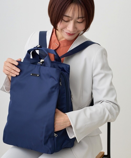 ROOTOTE（ルートート）の「ROOTOTE ルートートLT.CEO.アンサンブル-A（バックパック/リュック・レディース・カーキ/ベージュ/ネイビー・FREE）」の13枚目の写真