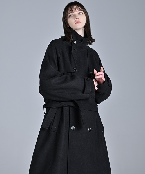 【新品】adrer THE LONG COAT ネイビー M THE LONG COAT / ザロングコート（その他アウター）｜ADRER（アドラー