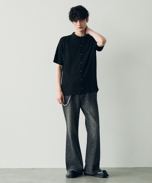 トップス Tops+pants S SLY | FRONT HOOK RIB トップス (ニット ) |SHEL'TTER WEBSTORE
