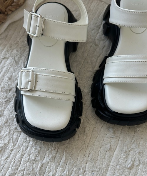 サマー厚底モールドストラップサンダル5cm/2025 SS COLLECTION