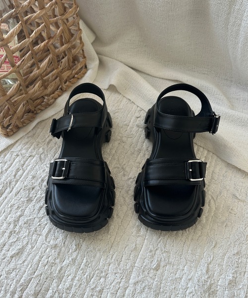 サマー厚底モールドストラップサンダル5cm/2025 SS COLLECTION