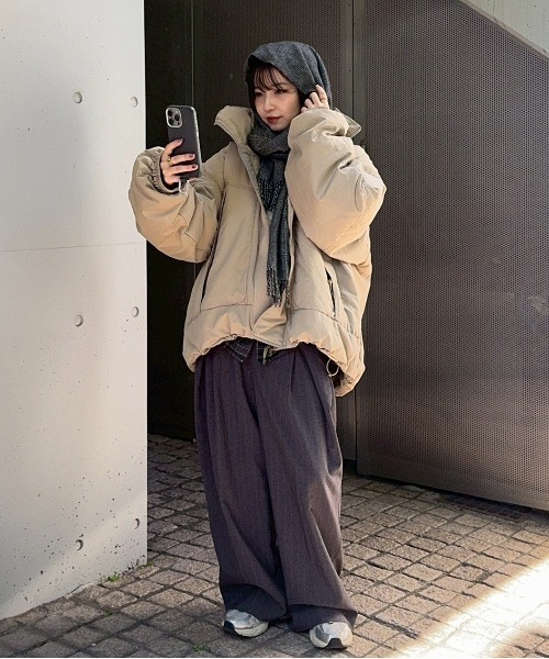 TODAYFUL（トゥデイフル）の「【TODAYFUL/トゥデイフル】Monster Down Jacket/モンスターダウンジャケット（ダウンジャケット/コート・レディース・ブラック/オリーブ・36/38）」の22枚目の写真