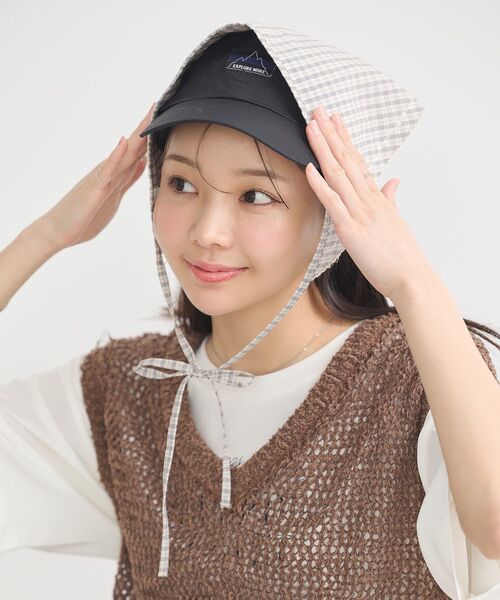 セール】チェックバブーシュカ（その他ヘアアクセサリー
