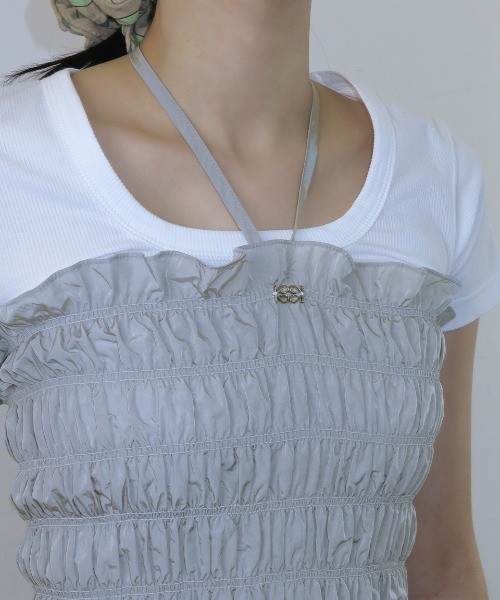 Kijun/キジュン Smocked Tube Top チューブトップ Kijun/キジュン Smocked Tube Top チューブトップ（チューブ