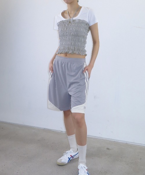 Kijun/キジュン Smocked Tube Top チューブトップ Kijun/キジュン Smocked Tube Top チューブトップ（チューブ