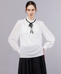 【未使用品】ダブルスタンダードクロージング ブラウス 白 DOUBLE STANDARD CLOTHING｜ダブル スタンダード クロージングの