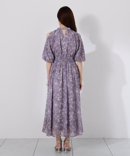 オープンショルダー花柄ワンピース / 1215240701（ワンピース