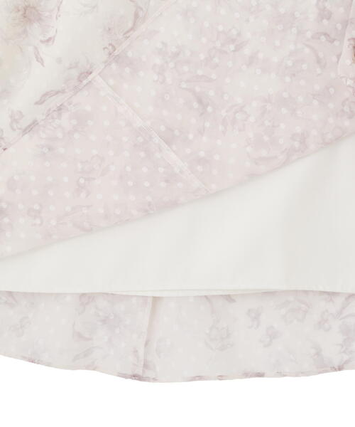 PROPORTION BODY DRESSING（プロポーションボディドレッシング）の「オープンショルダー花柄ワンピース / 1215240701（ワンピース・レディース・ダークグレー/ホワイト系その他・SMALL/MEDIUM）」の4枚目の写真