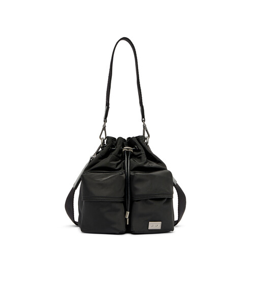 DIESEL(ディーゼル)の「メンズ バケットバッグ MULTI-PKTS BUCKET X(ショルダーバッグ・メンズ・カーキ/ブラック・FREE)」の5枚目の写真