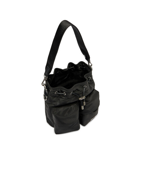 DIESEL(ディーゼル)の「メンズ バケットバッグ MULTI-PKTS BUCKET X(ショルダーバッグ・メンズ・カーキ/ブラック・FREE)」の4枚目の写真