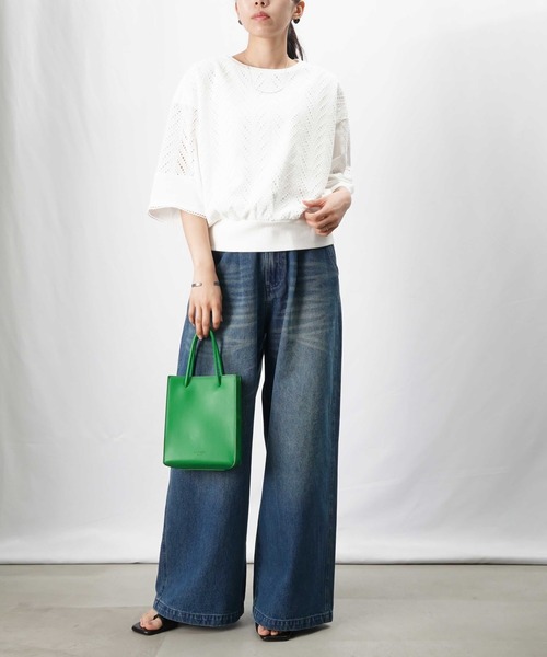 LUCA/LADY LUCK LUCA(ルカ/レディラックルカ)の「LC/LLL レースドッキングカットソー(Tシャツ/カットソー・レディース・オフホワイト/ライトベージュ/ブラック・FREE)」の11枚目の写真