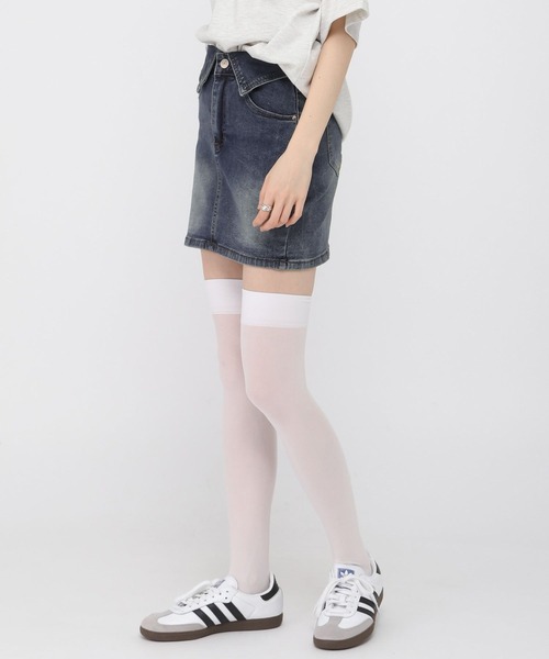 3.3 Field Trip （3.3フィールドトリップ）の「3.3 Field Trip／デニムスカート（デニムスカート・レディース・ライトブルー/ブルー・FREE）」の20枚目の写真