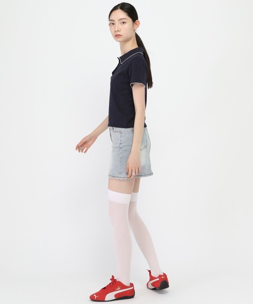 3.3 Field Trip （3.3フィールドトリップ）の「3.3 Field Trip／デニムスカート（デニムスカート・レディース・ライトブルー/ブルー・FREE）」の17枚目の写真