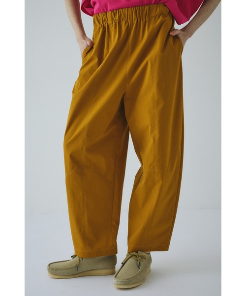 HeRIN.CYE（ヘリンドットサイ）の「Swinching  cocoon pants　　スイッチングコクーンパンツ（その他パンツ・レディース・ブラック/イエロー系その他/グリーン・36/38）」の3枚目の写真
