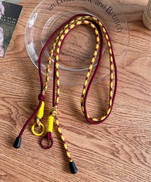 M2SUQARED（エムツースクエア）の「【M2SUQARED/エムツースクエア】スマフォショルダーストラップ マルチ/携帯（スマホグッズ）」