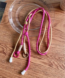 M2SUQARED（エムツースクエア）の「【M2SUQARED/エムツースクエア】スマフォショルダーストラップ マルチ/携帯（スマホグッズ）」