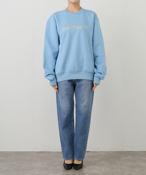 Carhartt WIP(カーハートダブリューアイピー)の「【CARHARTT WIP / カーハート ダブリューアイピー】 CARHARTT SWEAT I030546(スウェット・レディース・ブルー系その他・SMALL)」の2枚目の写真