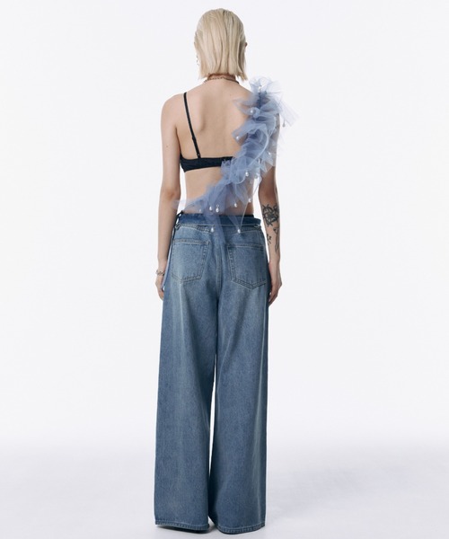 TULE FRILL STRAP/チュールフリルストラップ（付け襟）｜JOSE