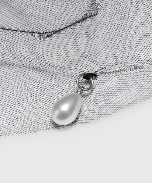 TULE FRILL STRAP/チュールフリルストラップ（付け襟）｜JOSE