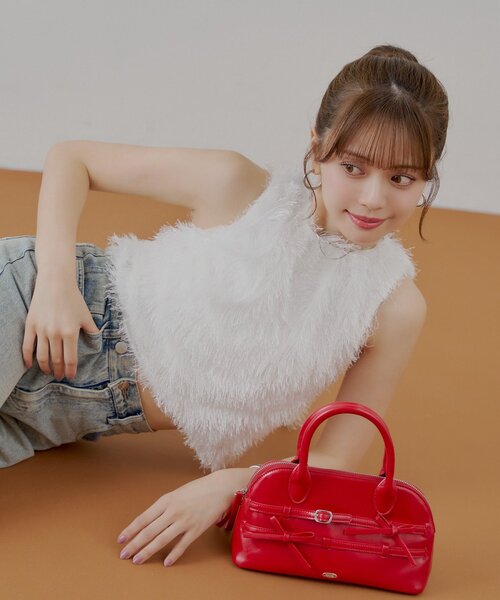 Chico（チコ）の「アメスリフェザーブラウス（シャツ/ブラウス・レディース・ライトベージュ/アイボリー/ピンク/グレー・FREE）」の2枚目の写真