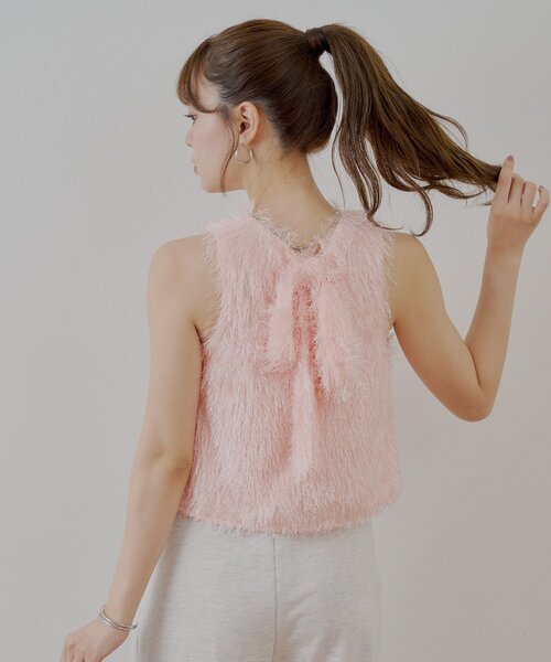 Chico（チコ）の「アメスリフェザーブラウス（シャツ/ブラウス・レディース・ライトベージュ/アイボリー/ピンク/グレー・FREE）」の18枚目の写真