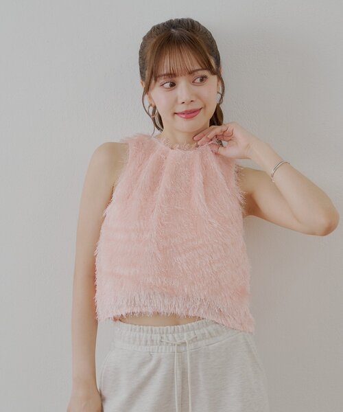 Chico（チコ）の「アメスリフェザーブラウス（シャツ/ブラウス・レディース・ライトベージュ/アイボリー/ピンク/グレー・FREE）」の19枚目の写真