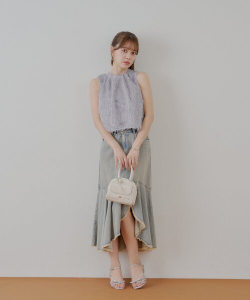 Chico（チコ）の「アメスリフェザーブラウス（シャツ/ブラウス・レディース・ライトベージュ/アイボリー/ピンク/グレー・FREE）」の9枚目の写真