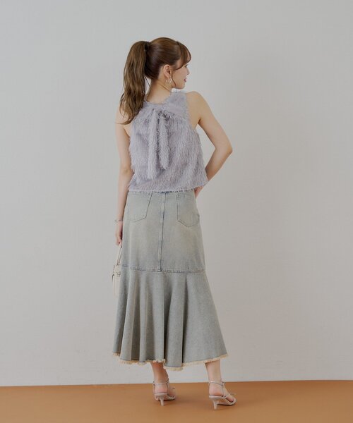 Chico（チコ）の「アメスリフェザーブラウス（シャツ/ブラウス・レディース・ライトベージュ/アイボリー/ピンク/グレー・FREE）」の21枚目の写真