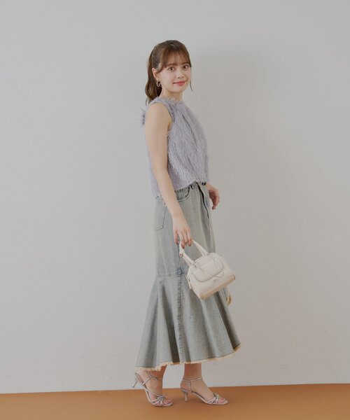 Chico（チコ）の「アメスリフェザーブラウス（シャツ/ブラウス・レディース・ライトベージュ/アイボリー/ピンク/グレー・FREE）」の22枚目の写真