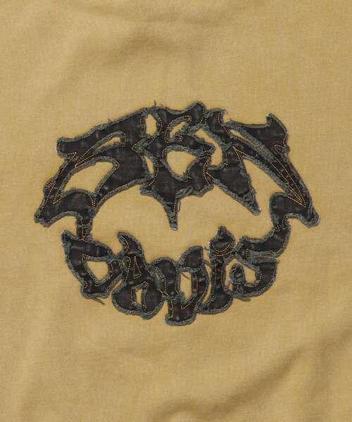 BEN DAVIS(ベンデイビス)の「【BEN DAVIS(ベンデイビス)】PATCHING BLEACH ZIP HOODIE / 加工 ジップパーカー ワッペン フーディ 裏起毛(パーカー・メンズ・ブラック/マスタード・LARGE/MEDIUM/X-LARGE)」の14枚目の写真