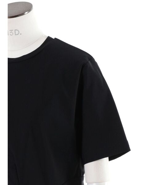 tシャツ SHEER ORIGAMI DOCKING T-SH「セットアップ着用可能」 / シアーオリガミドッキングTシャツ レディース SHEER ORIGAMI DOCKING T-SH【セットアップ着用可能】 / シアー