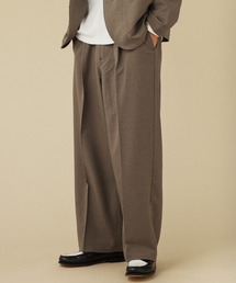 VERON（ヴァロン）の「【セットアップ対応】日本製Naturemier（ナチュレミア）(TM)ウールライクツイル1タックワイドバレルイージーパンツ（その他パンツ）」
