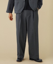 VERON（ヴァロン）の「【セットアップ対応】日本製Naturemier（ナチュレミア）(TM)ウールライクツイル1タックワイドバレルイージーパンツ（その他パンツ）」