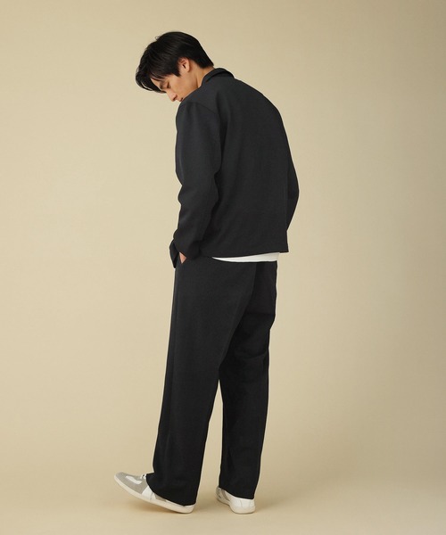 VERON（ヴァロン）の「【セットアップ対応】日本製Naturemier（ナチュレミア）(TM)ウールライクツイル1タックワイドバレルイージーパンツ（その他パンツ・メンズ・チャコール/ブラック/ベージュ系・L/M/S）」の10枚目の写真