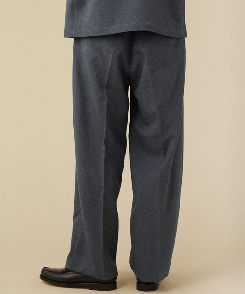 VERON（ヴァロン）の「【セットアップ対応】日本製Naturemier（ナチュレミア）(TM)ウールライクツイル1タックワイドバレルイージーパンツ（その他パンツ・メンズ・チャコール/ブラック/ベージュ系・L/M/S）」の13枚目の写真