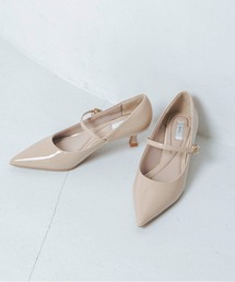 EVOL（イーボル）の「【ふかふか・クッション入り】ポインテッド4.5cmメリージェーン BZ23845（パンプス）」