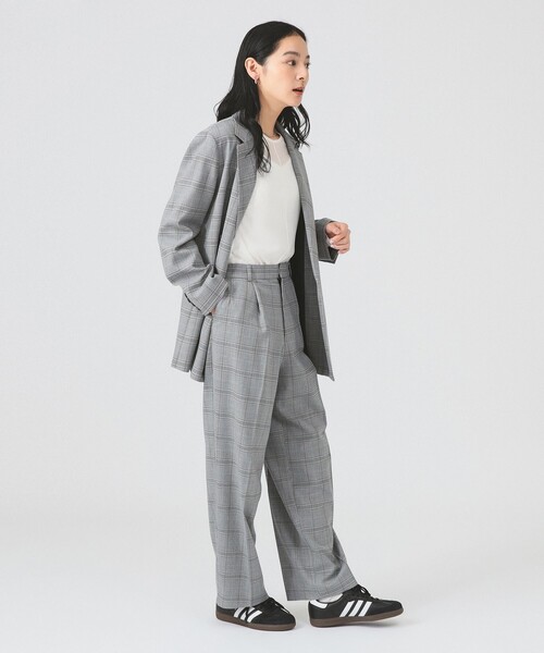 チェック 4ボタン W ジャケット（テーラードジャケット）｜Ray BEAMS