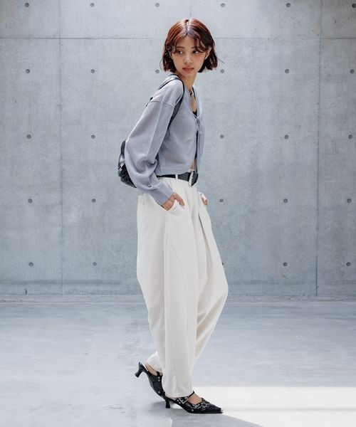 PAGEBOY(ページボーイ)の「レースアップシアーボレロ(カーディガン/ボレロ・レディース・ブラック/ロイヤルブルー/オフホワイト・FREE)」の13枚目の写真