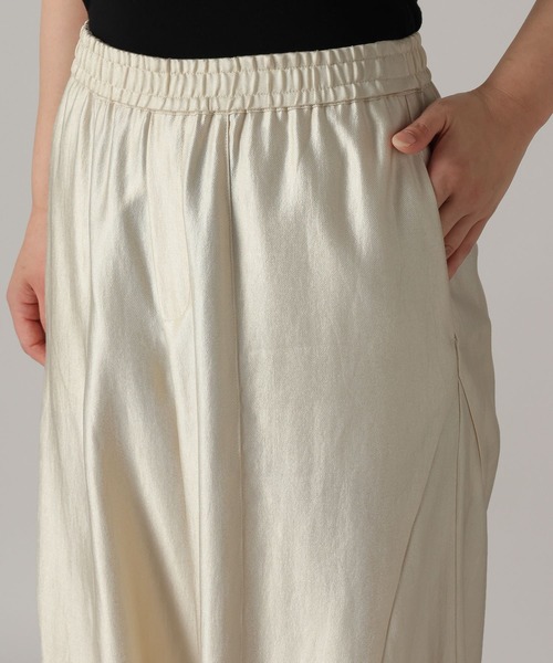 A part by（アパートバイ）の「【高身長向けサイズ展開あり・あいか企画】サテンバルーンイージーパンツ（その他パンツ・レディース・ライトベージュ/アイボリー/ブラック/ブラウン・FREE/TALL）」の22枚目の写真