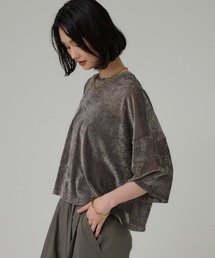 ブラウス シャツ ベロアチュールオーバーブラウス レディース レディースのシャツ/ブラウス（ベロア）ファッション通販 - ZOZOTOWN