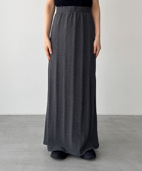 CANAL JEAN(キャナルジーン)の「Miller パネルリブスカート(スカート・レディース・ブラック/グレー系その他・ONE SIZE)」の11枚目の写真