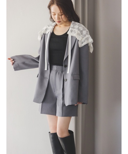 SNIDEL(スナイデル)の「シンプルショートパンツ(その他パンツ・レディース・ネイビー/チェック/グレー・0/1)」の22枚目の写真